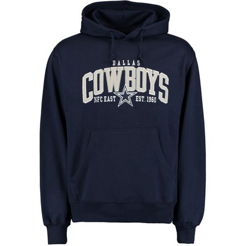 Dallas Cowboys Kestrel Pullover Hoodie Navy - Click Image to Close